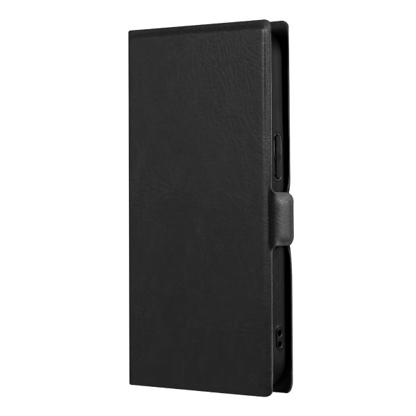 iPhone 16e 薄型・軽量PUレザー手帳ケース 「BOOK SLIM＆LITE」 ブラック