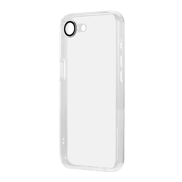 iPhone 16e カメラレンズ保護ガラスハイブリッドケース 「UTILO All Cover Glass」 クリア