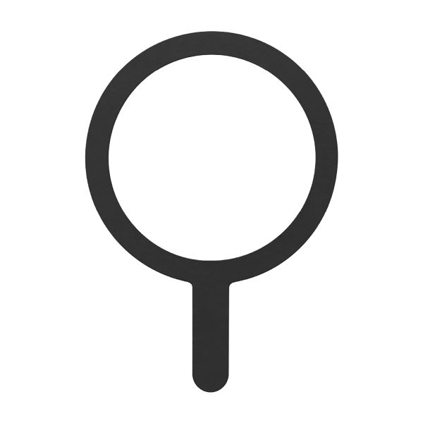 MagSafe対応 ステンレスシート「MAGTUS」Stainless Steel Sheet ブラック