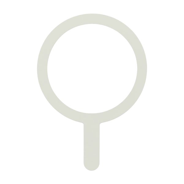 MagSafe対応 ステンレスシート「MAGTUS」Stainless Steel Sheet ホワイト