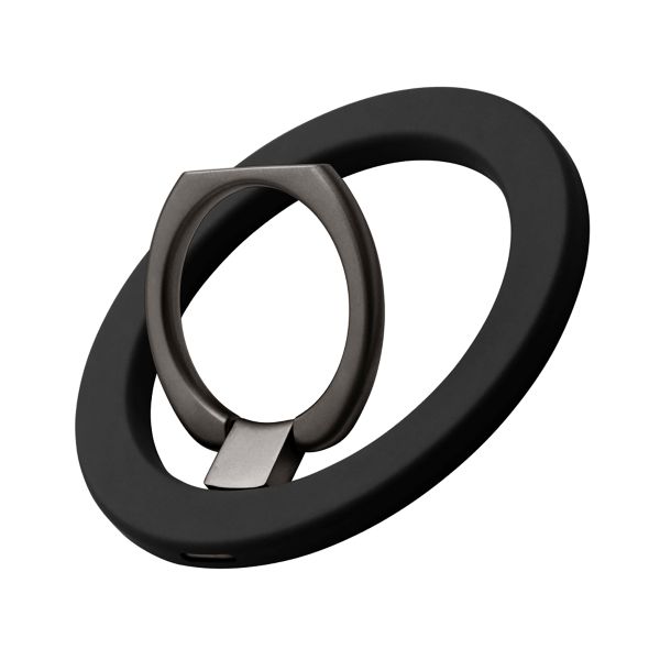 MagSafe対応 スマートフォンリング「MAGTUS」Ring Slim ライトブラック