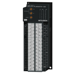 CC-Link小形タイプリモートI/Oユニット(DCプラス・マイナスコモン共用入力32点/A2C形状端子台)