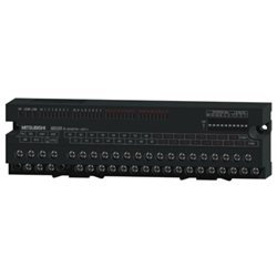 CC-Link小形タイプリモートI/Oユニット(DCプラスコモン入力16点/トランジスタシンクタイプ出力16点/端子台)応答時間0.2ms