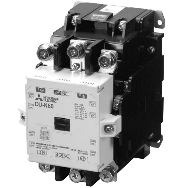 三菱マルチメーター・TD 直流用電磁接触器 DU-N60 操作電圧AC100V