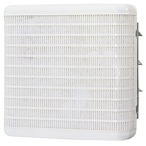 業務用有圧換気扇 電動シャッター付 羽根径25cm 給気専用 単相100V 各種店舗 事務所（メッシュタイプ）