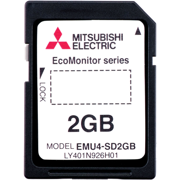 三菱エネルギー計測ユニット 電力計測ユニット ロギングユニット用SDメモリカード 2GB