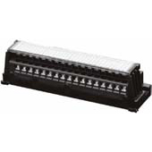シーケンサ用中継端子台 ネジ端子タイプ 16点入力/出力混合用(32点/コモン2点(16点1コモン))