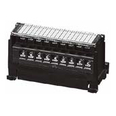 シーケンサ用中継端子台 ネジ端子タイプ 16点入力/出力用(16点/コモン2点)