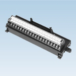 シーケンサ用中継端子台 ネジ端子タイプ 絶縁アナログユニット用