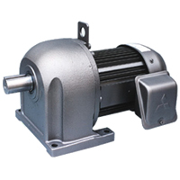 三菱ギヤードモータ ギヤードモータ平行軸(中荷重用) 脚取付形 0.4KW 200V 1/100
