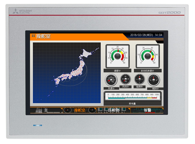 表示器(GOT) GT25モデル 7型ワイド（DC電源） 耐環境性強化モデル