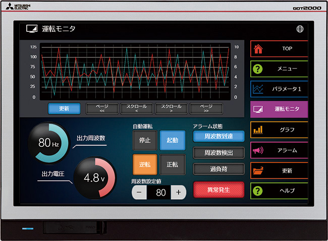 12.1型ワイドTFTカラー液晶 【パネル色】銀