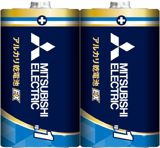 アルカリ乾電池（シュリンクパック） 単1 2本入