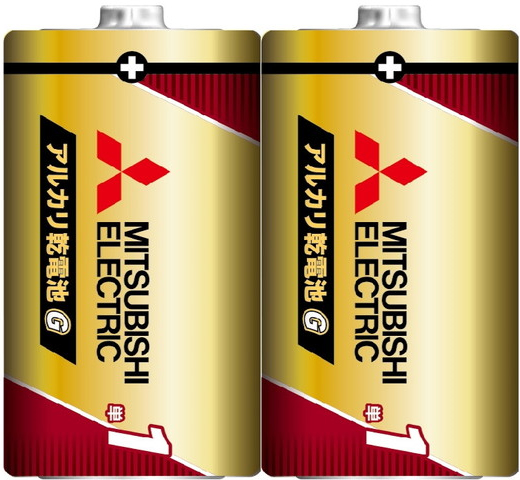 アルカリ乾電池（シュリンクパック） 単1 2本入