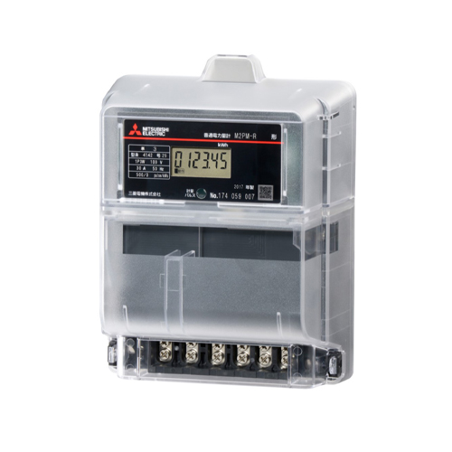 電力管理機器 電子式普通電力量計 三相3線式 単独計器 表面取付表面接続 発信装置付き 定格電圧:200V 定格電流:60A 50Hz 検定付