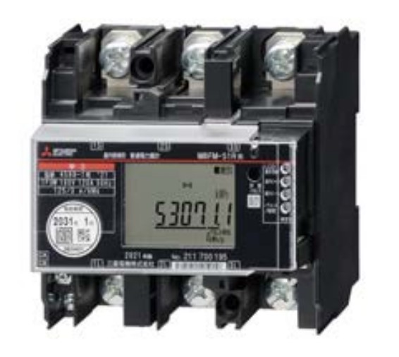 普通電力量計 表面形 発信装置付 逆方向電流計量防止付【定格電圧】200V【定格電流】30A●三相3線式●60Hz●検定付