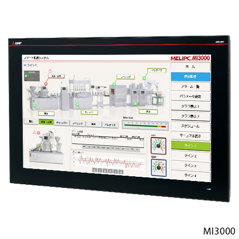 産業用PC MI3000 21.5型ワイド