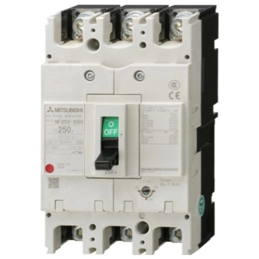 漏電遮断器 NV-Hクラス(高性能品)高調波・サージ対応形 NV250-HEV 3極