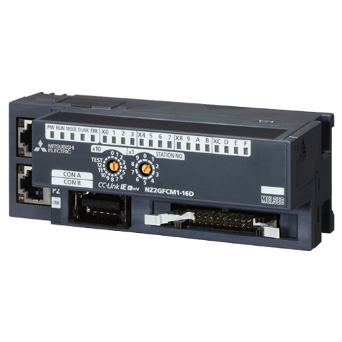 CC-Link IEフィールドネットワークリモートI/Oユニット（基本DC入力16点、MILコネクタ）プラスコモンタイプ