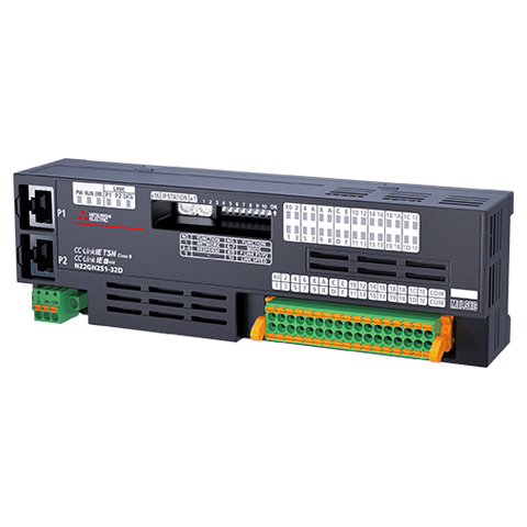 CC-Link IE TSN リモートI/Oユニット DC入力:32点 DC24V 6mA スプリングクランプ端子台タイプ