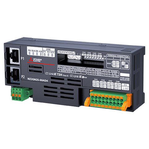 CC-Link IE TSN アナログ-デジタル変換ユニット 4チャンネル 入力：DC-10～10V/DC0～20mA 出力:0～16000/-16000～16000