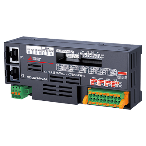CC-Link IE TSN デジタル-アナログ変換ユニット 4チャンネル 入力：0～16000/-16000～16000 出力:DC-10～10V/DC0～20mA