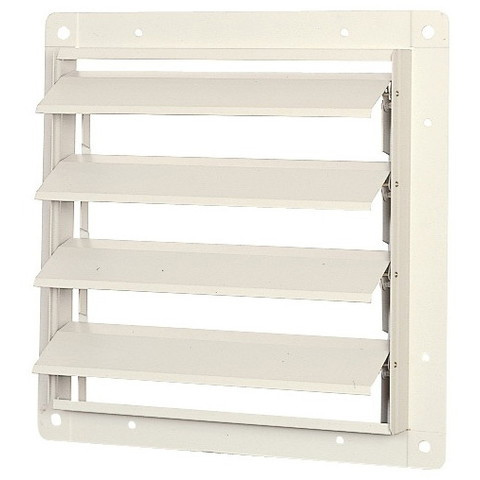 有圧換気扇システム部材 風圧シャッター 鋼板製 羽根径30cm有圧換気扇用