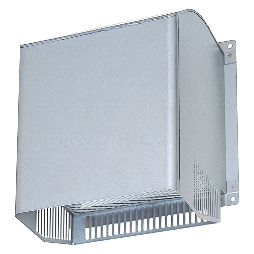有圧換気扇システム部材 給排気形ウェザーカバー ステンレスタイプ（防火ダンパー付・一般用）
