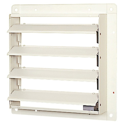 有圧換気扇システム部材 電動式シャッター 鋼板製 羽根径70cm 単相200V品有圧換気扇用