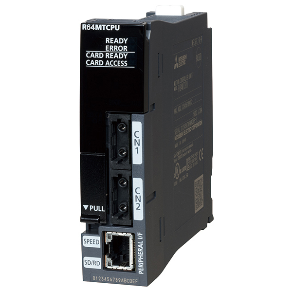 iQ-Rシーケンサ モーションCPU 最大制御軸数:64軸(1系統最大32軸×2) SSCNETIII/H接続