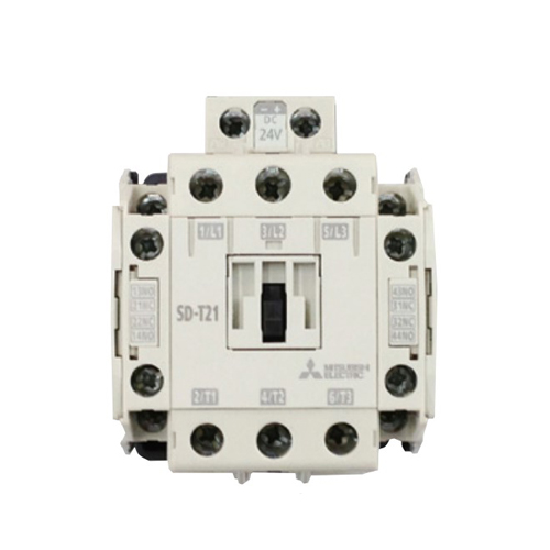 三菱電磁開閉器 非可逆式電磁接触器 SD-T21BC 操作コイルDC24V 配線合理化端子付(BC)