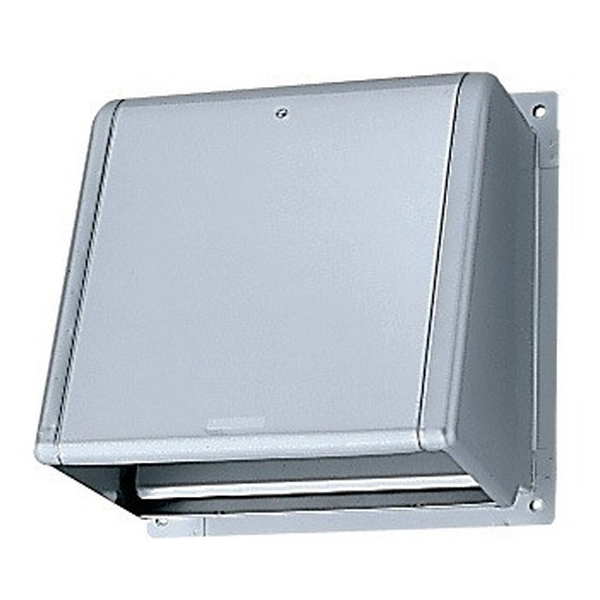 有圧換気扇システム部材 電動シャッター付ウェザーカバー 単相100V 鋼板タイプ（防火ダンパー付・一般用）
