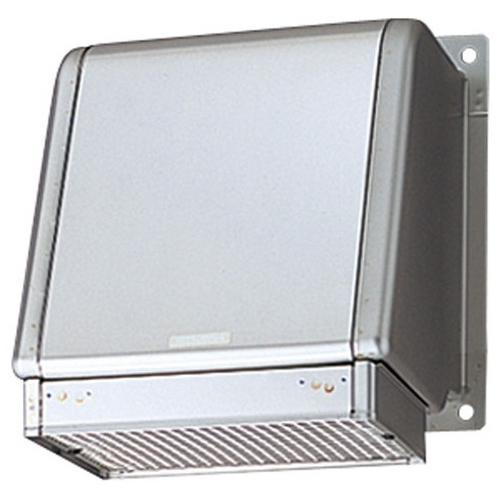 有圧換気扇システム部材 風圧シャッター付ウェザーカバー ステンレスタイプ（防火ダンパー付・一般用）