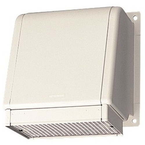 有圧換気扇システム部材 風圧シャッター付ウェザーカバー 鋼板タイプ（防火ダンパー付・一般用）