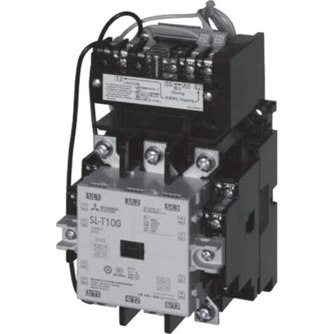 三菱電磁開閉器 機械ラッチ式電磁接触器 SL-T100 操作コイルAC100V 機械ラッチ式(L)