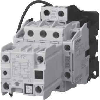 三菱電磁開閉器 機械ラッチ式電磁接触器 SL-T21 操作コイルAC100V 機械ラッチ式(L)