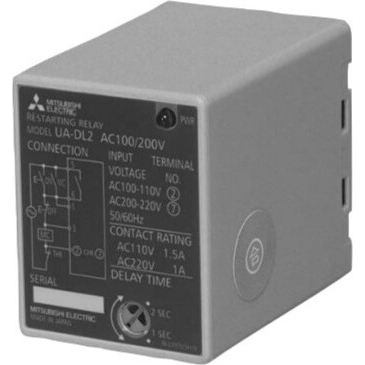 三菱電磁開閉器 オプションユニット 瞬停再始動リレー UA-DL2 定格電圧AC240V