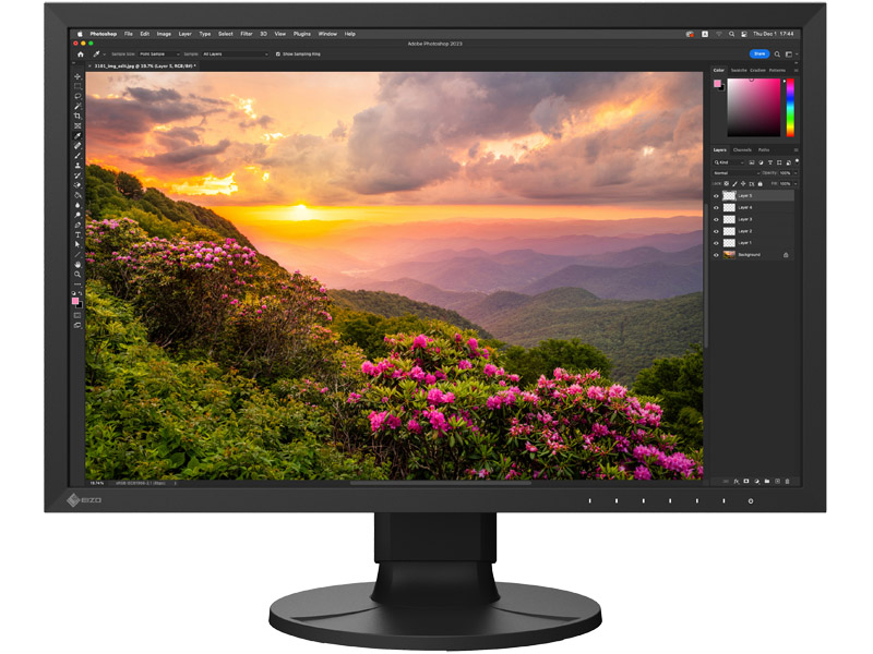 液晶ディスプレイ 24.1型/1920×1200/USB Type-C、HDMI、DisplayPort/ブラック/スピーカー：なし