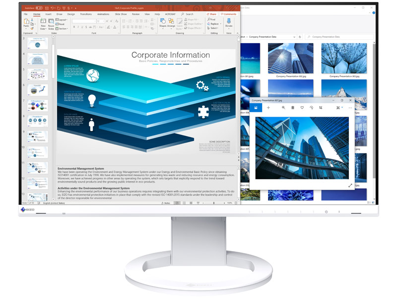液晶ディスプレイ 23.8型/1920×1080/HDMI、DisplayPort、USB Type-C/ホワイト/スピーカー：あり