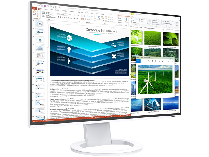 液晶ディスプレイ 24.1型/1920×1200/HDMI、DisplayPort、USB Type-C/ホワイト/スピーカー：あり