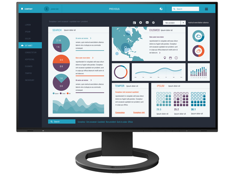 液晶ディスプレイ 24.1型/1920×1200/HDMI、DisplayPort、USB Type-C/ブラック/スピーカー：あり