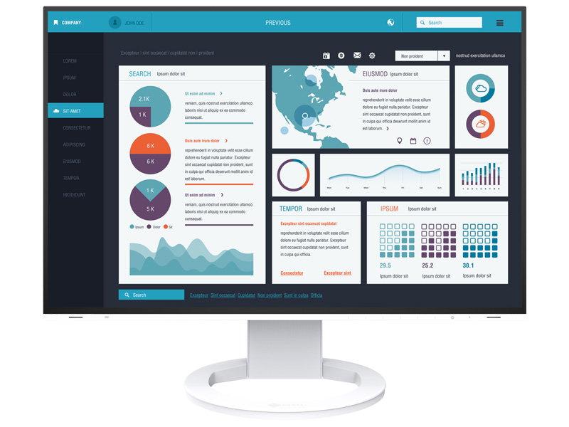 液晶ディスプレイ 24.1型/1920×1200/HDMI、DisplayPort、USB Type-C/ホワイト/スピーカー：あり