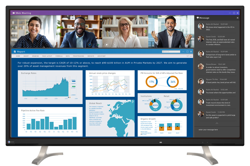 液晶ディスプレイ 42.5型/3840×2160/HDMI×2、DisplayPort、USB Type-C/ブラック/スピーカー：あり