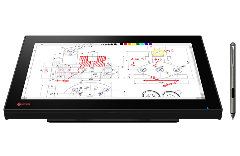 39.5cm（15.6）型タッチパネル装着カラー液晶モニター DuraVison FDF1683WT-ACASB ブラック