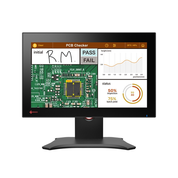 39.5cm（15.6）型タッチパネル装着カラー液晶モニター DuraVison FDF1683WT-ACT ブラック
