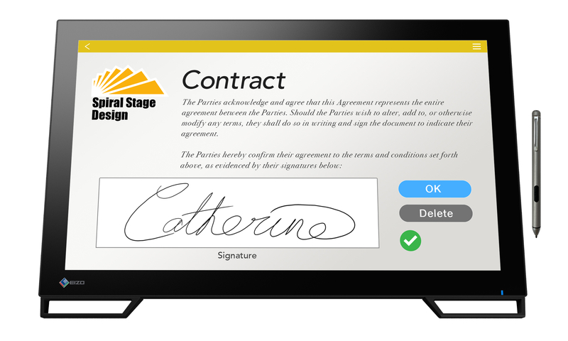 54.7cm（21.5）型タッチパネル装着カラー液晶モニター DuraVision FDF2182WT-ASL ブラック