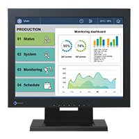38cm（15.0）型タッチパネル装着カラー液晶モニター DuraVision FDX1502T-AACT ブラック