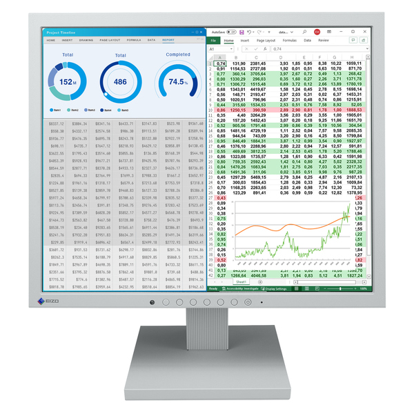 液晶ディスプレイ 17型/1280×1024/DVI、D-Sub/セレーングレイ/スピーカー：なし