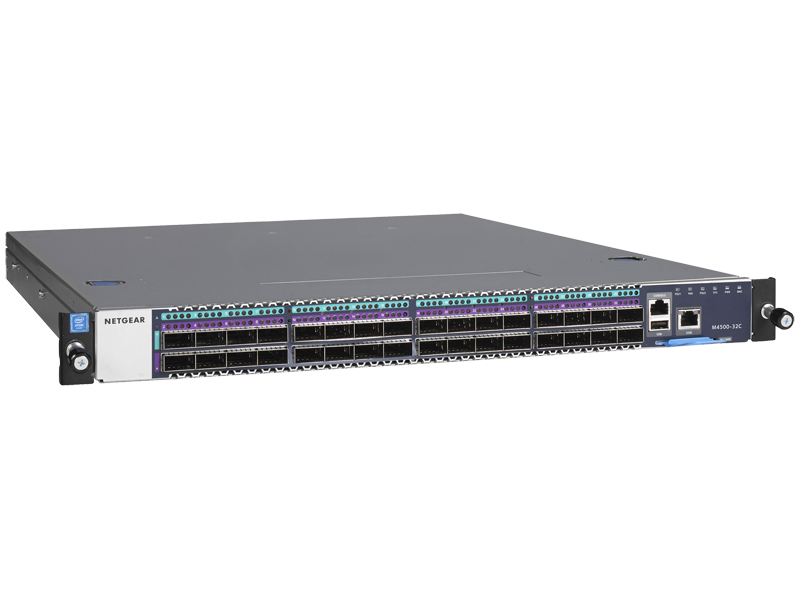 【SDVoE専用】40G/50G/100G QSFP28 32ポート L3 フルマネージスイッチ M4500-32C