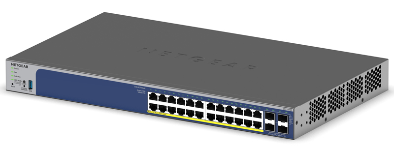 GS728TXPv3 ギガ24ポート SFP+x4 アップリンク PoE+対応スマートクラウドスイッチ